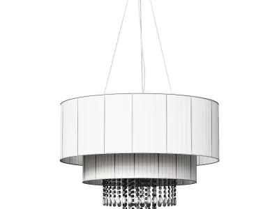 Ideallux OPERA SP6 ARGENTO Pendant chandelier 3D model
