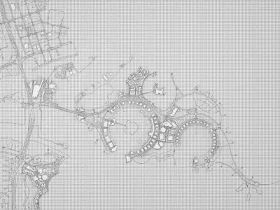 Cityscape Doha Qatar 3D model