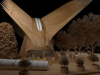 WOODEN MAQUETTE 3D model