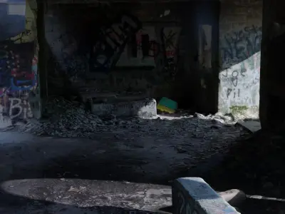 Abandoned Structure 3D Scan 3D model