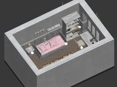 Classic room 3D model