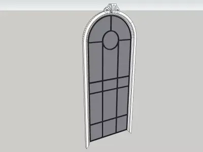 Classical window sketchup 3d model 3D model