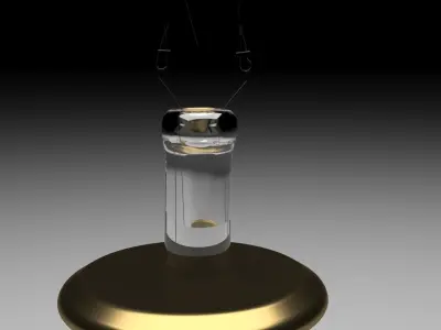 Thomas Edisons First Light Bulb 3D model