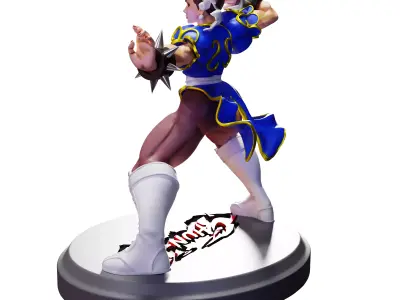 Chun Li 3D print model
