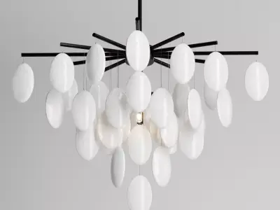 The JAY JEFFERS Collection Tiffany Chandelier  DJ89000 3D model