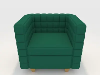 Sofa 1 Seater 5 3D model