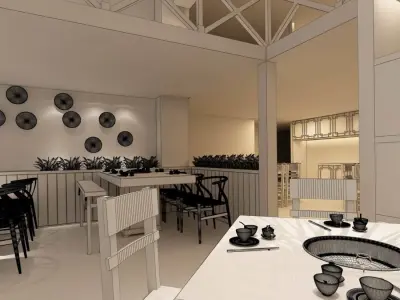 Business - Food Beverage 7-065 3D model