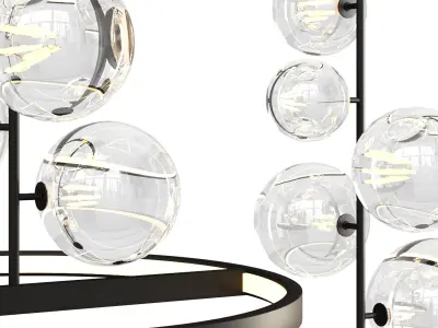 Pendant lamp IONA B Low-poly 3D model