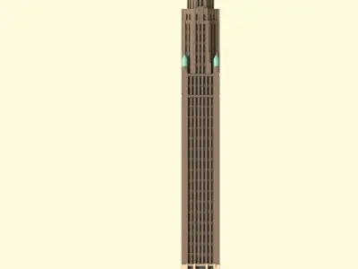 Bush Tower 3D print model
