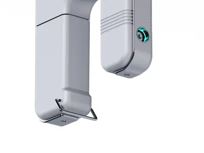 Scanner of the human nervous and vascular system Low-poly 3D model