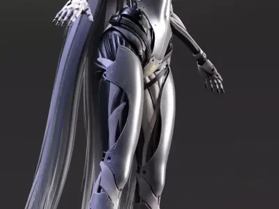 Cybernetic Elegance  Enya 3D model