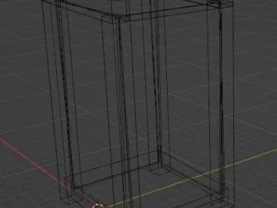 Lantern Free low-poly 3D model