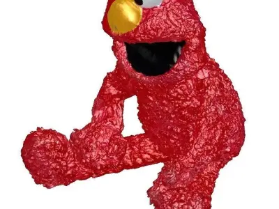 Elmo sesame street 3D print model