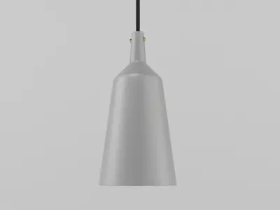 Contemporary Hanging Pendant Lamp 3D model