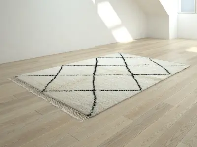 Berber rug from Morocco 3D model