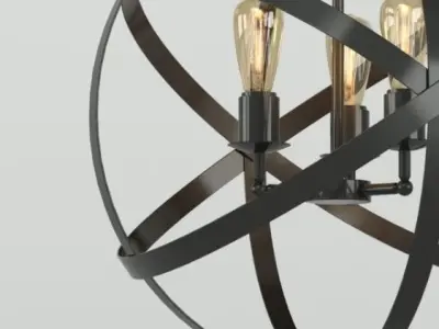 Hanging lamp LOFT HOUSE P-74 3D model
