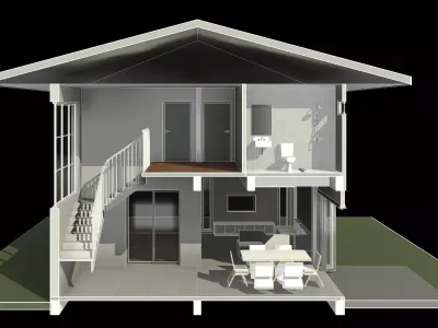 House by REVIT 25R13 3D model