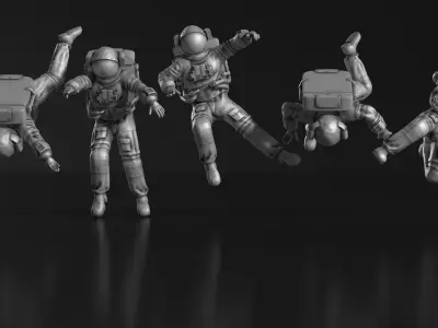 Astronaut 03 3D print model