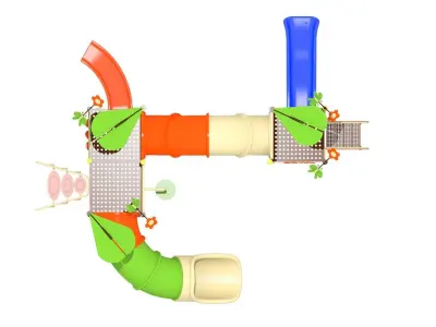 Kids Playground Low-poly 3D model