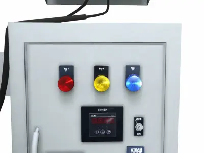 Switch Panel Low-poly 3D model