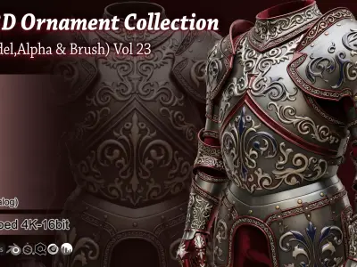130 3D Ornament Collection Vol 23 3D model