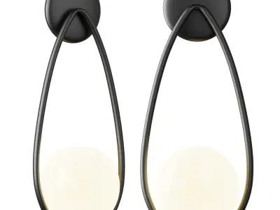 Galassia One Light Sconce Low-poly 3D model