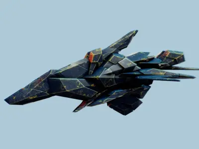 spaceships bundle 04 3D model