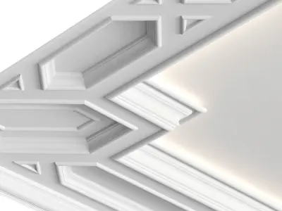Classic ceiling RJ Easy Design 04 3D model