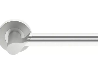 Consort Moonlight Satin Stainless Steel Door Handle  3D model