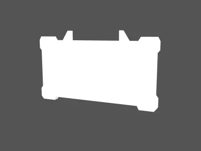 UHD High tech Graphical Interface v6 001 Low-poly 3D model