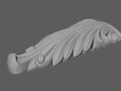 pilaster decorative corbel 3D model buy