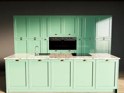 50-Kitchen2 glossy 5 3D model