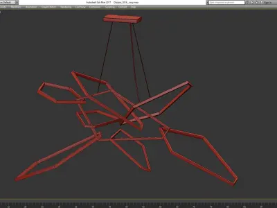 Chandeliers collection 3d models 10 pieces Low-poly 3D model purchase