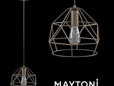 Pendant Soprano T432-PL-01-G Maytoni Loft Free 3D model