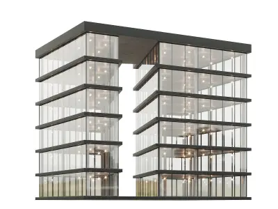 Office house building 9 3D model