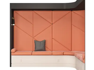 Restaurant and Office Lobi Seating 16 3D model