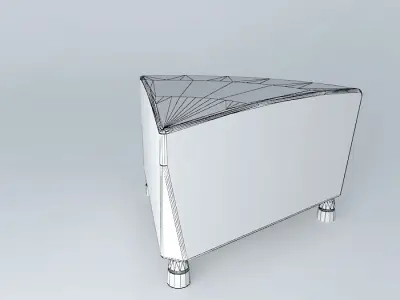 Pouf  light green  Free 3D model