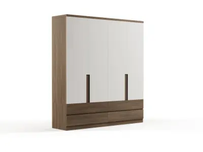 Modern Residential Wardrobe Free 3D model