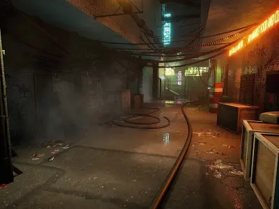 Neon City Complete Pack Low-poly 3D model
