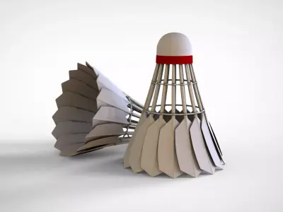 Badminton Shuttlecock Collection 3D Model Pack