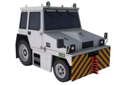 Airport Tug Hallam HE50 3D model