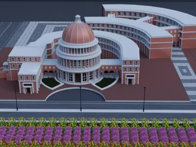 National Assembly Headquarter  Free 3D model
