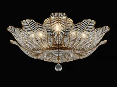 70513x Riccio Osgona Chandelier 3D model