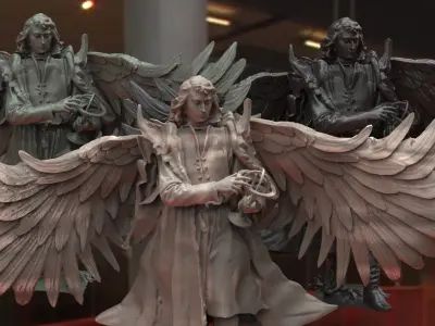 Fallen Angel Lucifer Modern  3D model