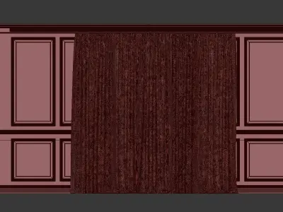 Curtain Set 217 3D model