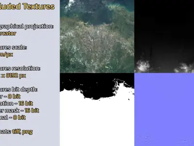 Jakarta Indonesia City Landscape 3D Model 3D model