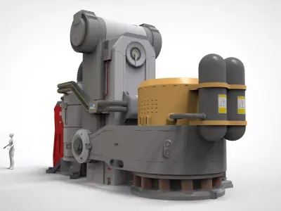 Sci fi props 8 3D model