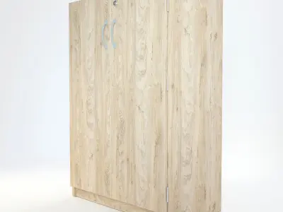 Wooden Cabinet 12 3D model