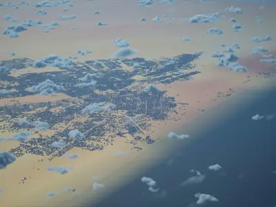 Nouakchott Mauritania City Landscape 3D Model 3D model
