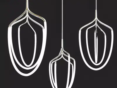 Lamparas modernistas 3D model